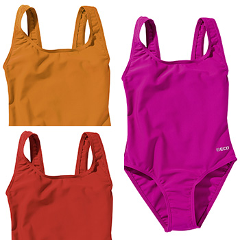 maillot 1 piece beco fille couleur