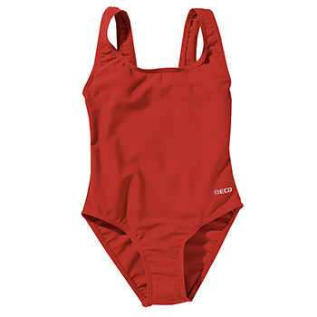 maillot 1 piece beco fille rouge