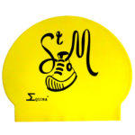 Bonnets de bain personnalisés latex Equina jaune