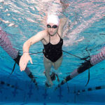 Stationary swim Trainer Strechcordz action