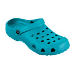 sandales piscine turquoise
