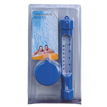 Thermomètre piscine plastique