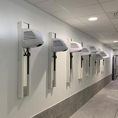 Sèche-cheveux REZ Vendaval réglable avec miroir capot ABS radar HF
