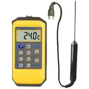 Thermomètre à sonde étanche – 10 mémoires – IP65