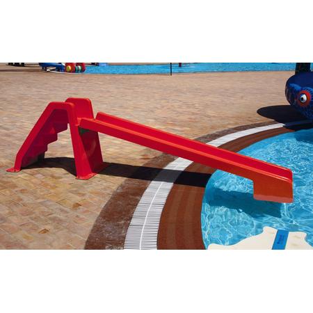 Toboggan à pente variable avec flotteur integré – Long 3300 mm