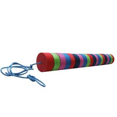 Le Serpent 20 disques avec tubes - Dim 220 x 1900 mm - Plastazote