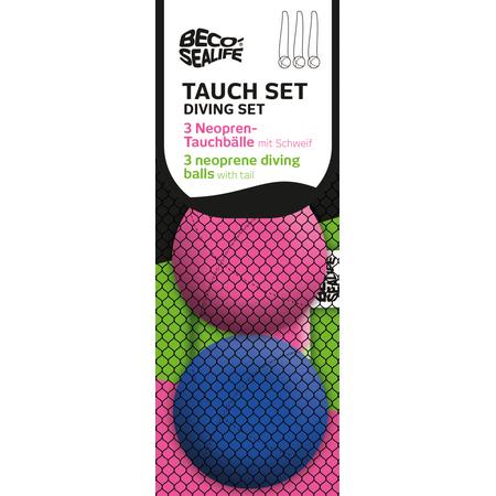 Set de 3 boules de plongée néoprène lestées BECO Sealife