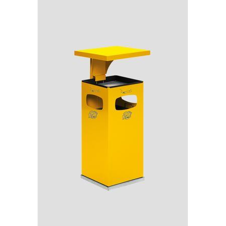 Poubelle cendrier toit renforcé – 38L VAR