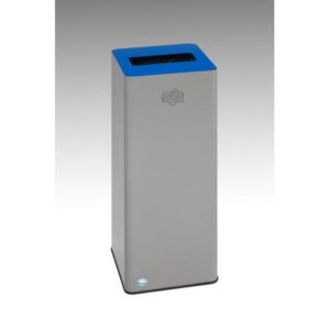 Poubelle de tri Quadro 80l VAR Corps argent