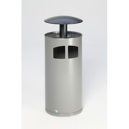 Poubelle cendrier avec chapeau – 75L – VAR