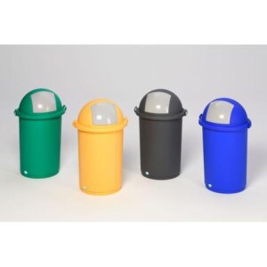 Poubelle plastique dôme – 50L