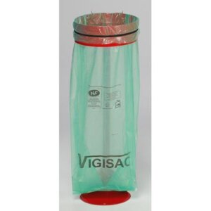 Support sac poubelle VIGIPIRATE avec poteau – Sans couvercle