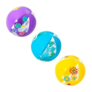 Balle gonflable FUN Ø34cm - Coloris selon stock disponible