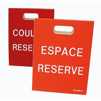 Panneau de réservation Gravolply La Scolaire
