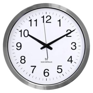Horloge murale à pile radio-pilotée – Ø500 mm