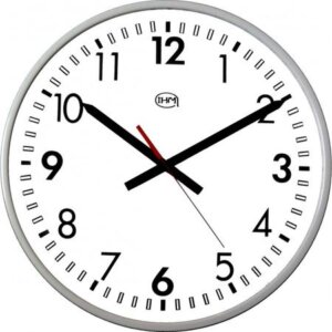 Horloge murale à pile étanche IP65 – Ø400 mm