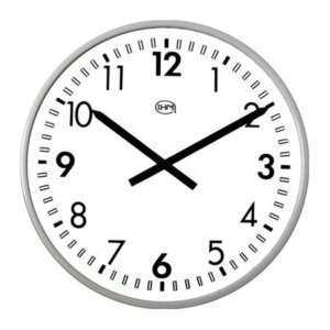 Horloge murale à pile étanche IP65 radio pilotée – Ø400 mm