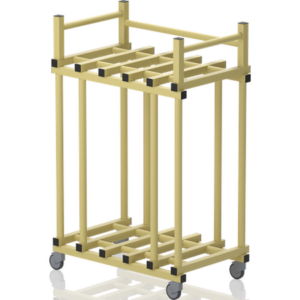 Rangement pour tapis et paniers 1400 x 600 x 2250 mm