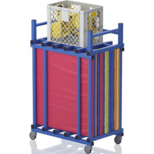 Rangement pour tapis et paniers 1400 x 600 x 2250 mm