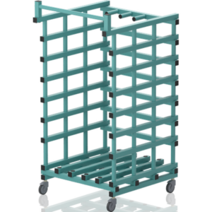 Rack de rangement pour 5 tapis 250 x 90 x 15 cm