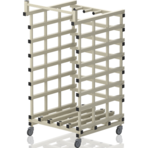 Rack de rangement pour 5 tapis 250 x 90 x 15 cm