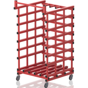 Rack de rangement pour 5 tapis 250 x 90 x 15 cm