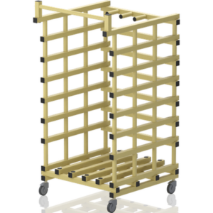Rack de rangement pour 5 tapis 250 x 90 x 15 cm
