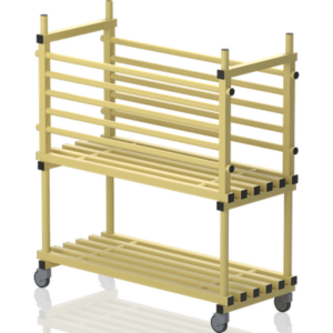 Chariot porte équipements pour noodles et ceintures 1350x570x1500mm