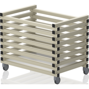 Chariot sans couvercle – barres horizontales 1040 X 690 X 840 mm