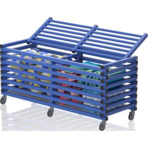 Chariot avec couvercle – barres horizontales 2000 X 870 X 840 mm