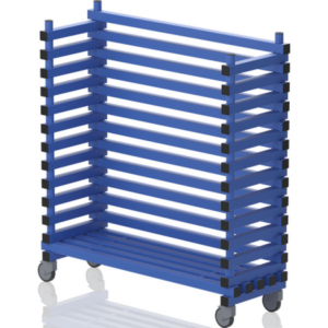 Chariot pour haltères d’aquagym 1230x420x1330mm