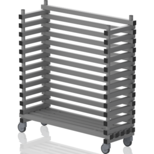 Chariot pour haltères d’aquagym 1230x420x1330mm