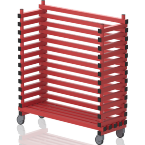 Chariot pour haltères d’aquagym 1230x420x1330mm