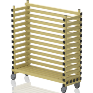 Chariot pour haltères d’aquagym 1230x420x1330mm
