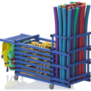 Chariot combi sans couvercle+noodles-Barres horizonta 1840x690x1110mm