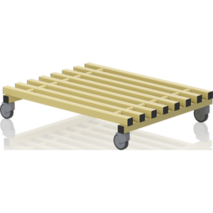Plateforme de transport sur roulettes 1000 x 820 x 210 mm