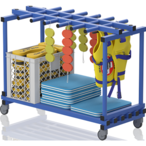 Plateforme mobile avec suspension pour ceintures 1370 x 600 x 1050 mm