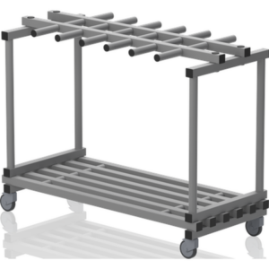 Plateforme mobile avec suspension pour ceintures 1370 x 600 x 1050 mm