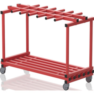Plateforme mobile avec suspension pour ceintures 1370 x 600 x 1050 mm
