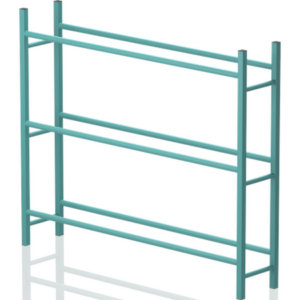 Etagère porte ballons de gym 3 étages 2090 x 400 x 1750 mm