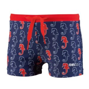 Boxer garçon Beco Marine/Rouge + hippocampe – du 80 au 128