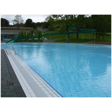 Caillebotis pour goulotte de piscine