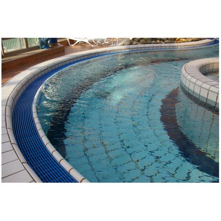 Caillebotis pour goulotte de piscine