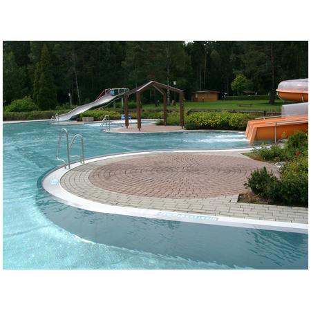 Caillebotis pour goulotte de piscine