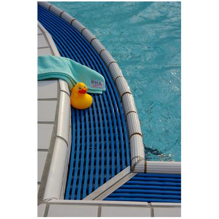Caillebotis pour goulotte de piscine