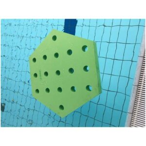 Jeu en mousse flottant Hexagone multitrous