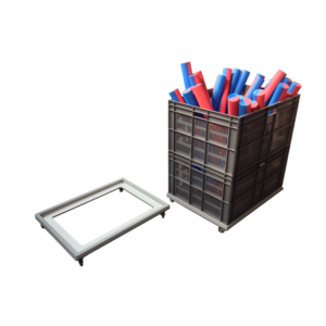 Plateau de transport pour panier empilable grand modèle 790x590mm