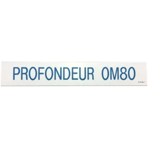 Panneau de signalétique ou de profondeur 600 x 100mm