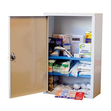 Armoire à pharmacie métal 8/10 personnes