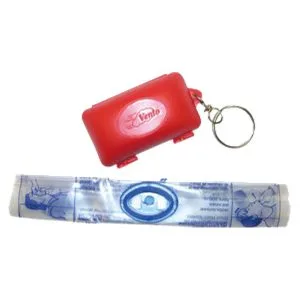 Masque de bouche à bouche avec porte clé rigide